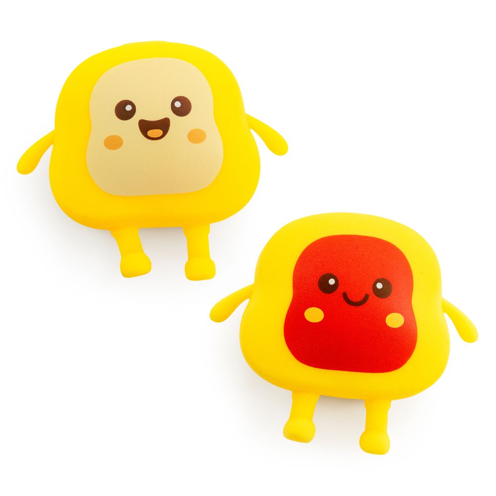 Keycraft Squishy Toasties Sensory Toy Kawaii Toast 4-Inch