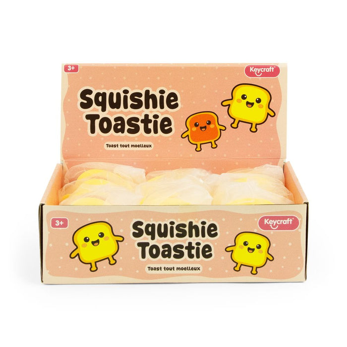 Keycraft Squishy Toasties Sensory Toy Kawaii Toast 4-Inch