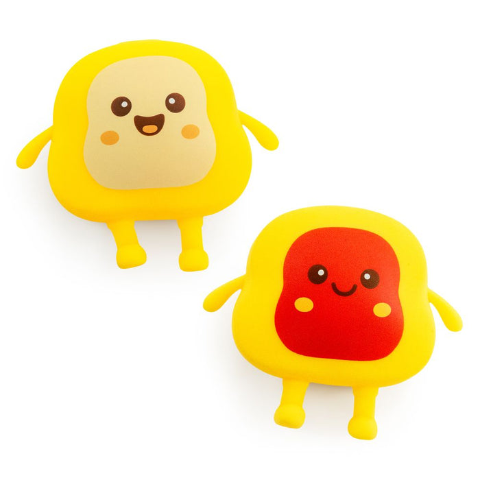Keycraft Squishy Toasties Sensory Toy Kawaii Toast 4-Inch