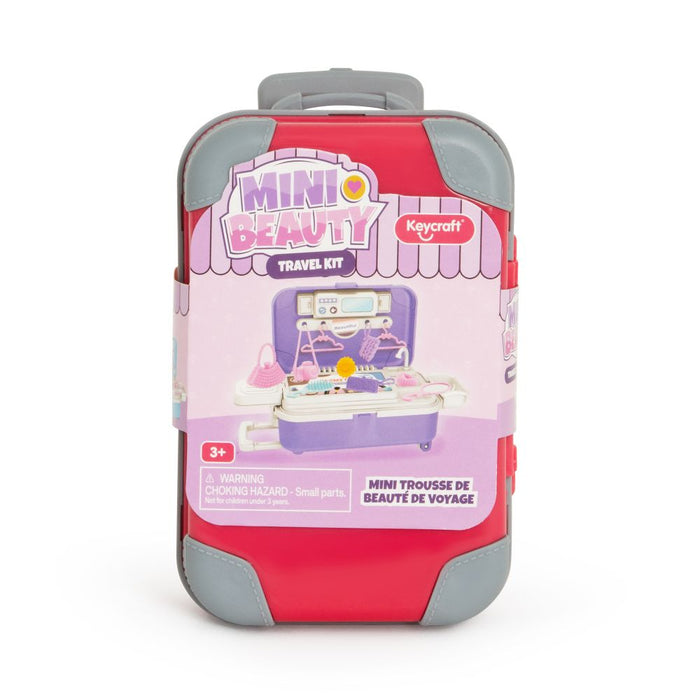 Keycraft Mini Beauty Travel Kit Toy with Suitcase Carry Case