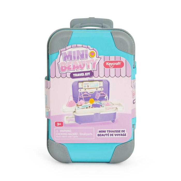 Keycraft Mini Beauty Travel Kit Toy with Suitcase Carry Case