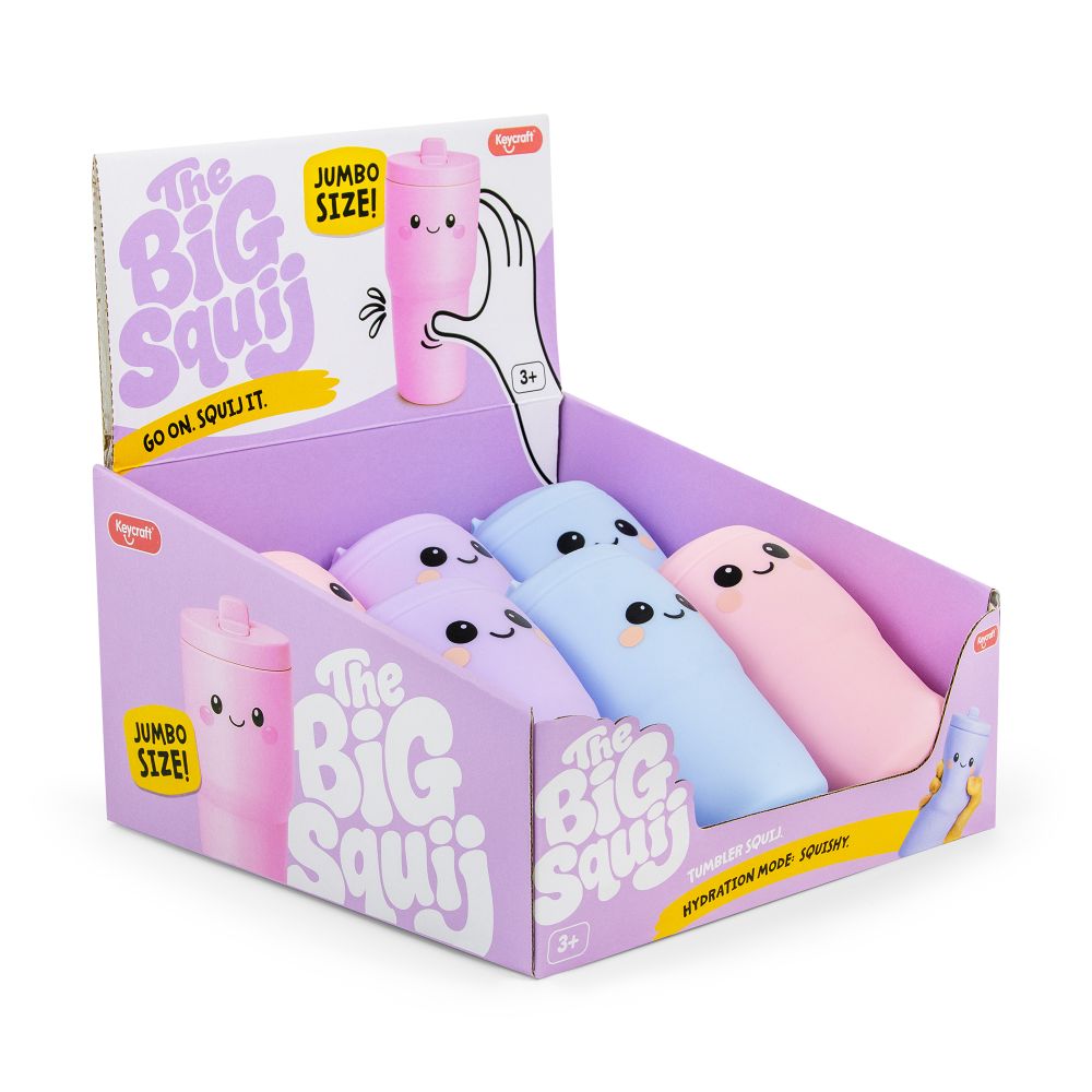 Keycraft The Big Squij Tumbler Slow-Rise Squishy Toy 7.5in
