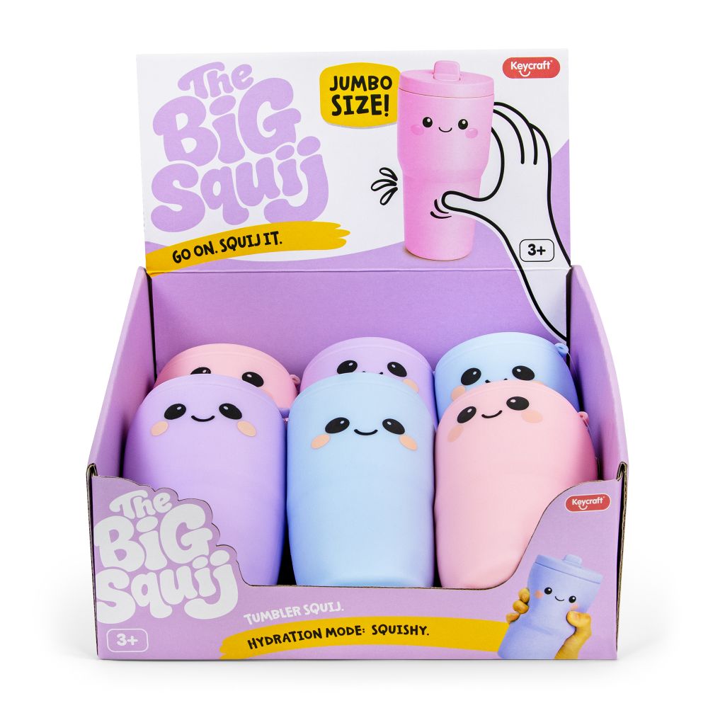 Keycraft The Big Squij Tumbler Slow-Rise Squishy Toy 7.5in