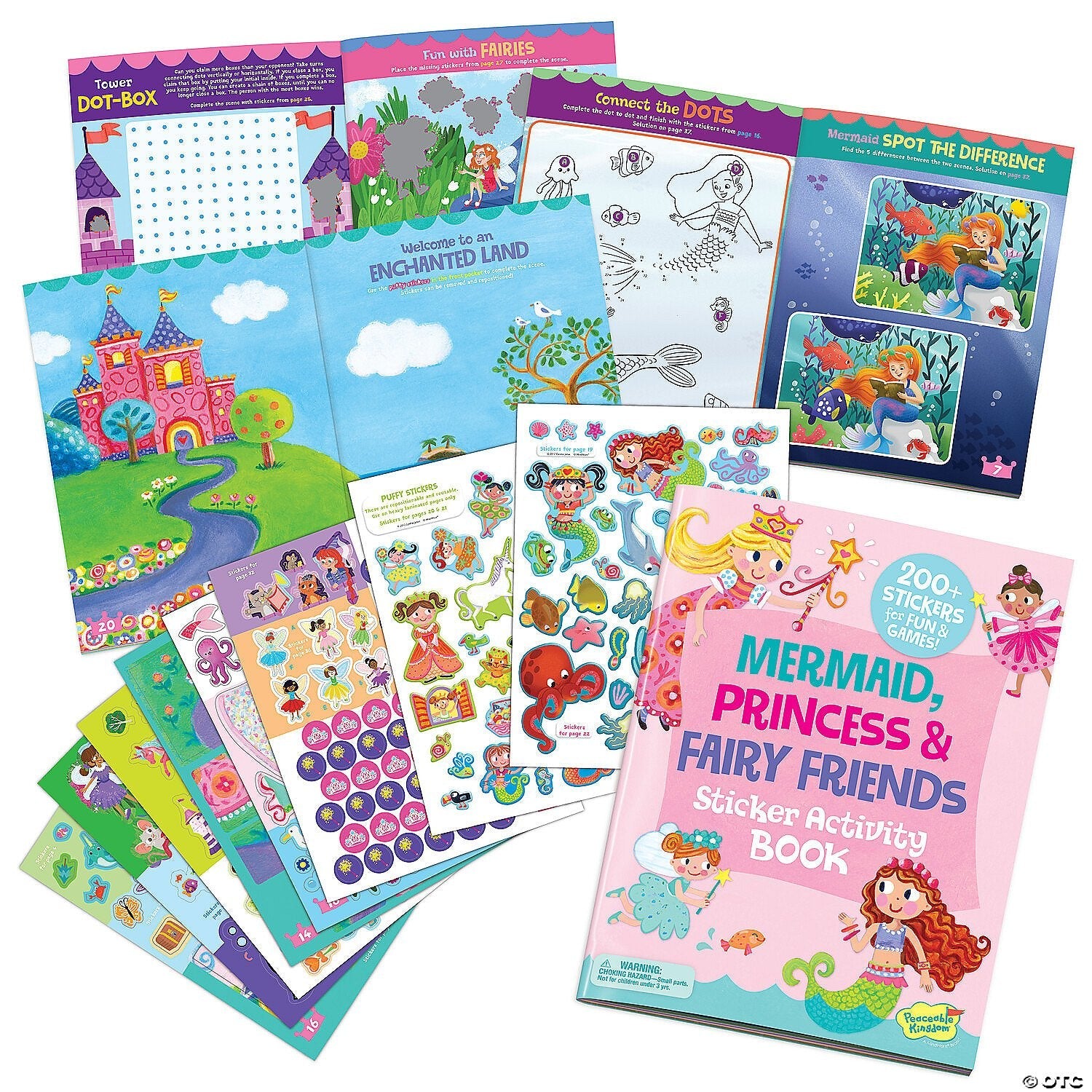 MindWare Mermaid Princess & Fairy Friends Sticker Activity Book