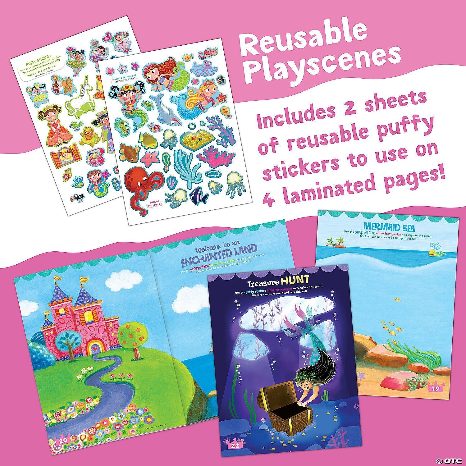MindWare Mermaid Princess & Fairy Friends Sticker Activity Book