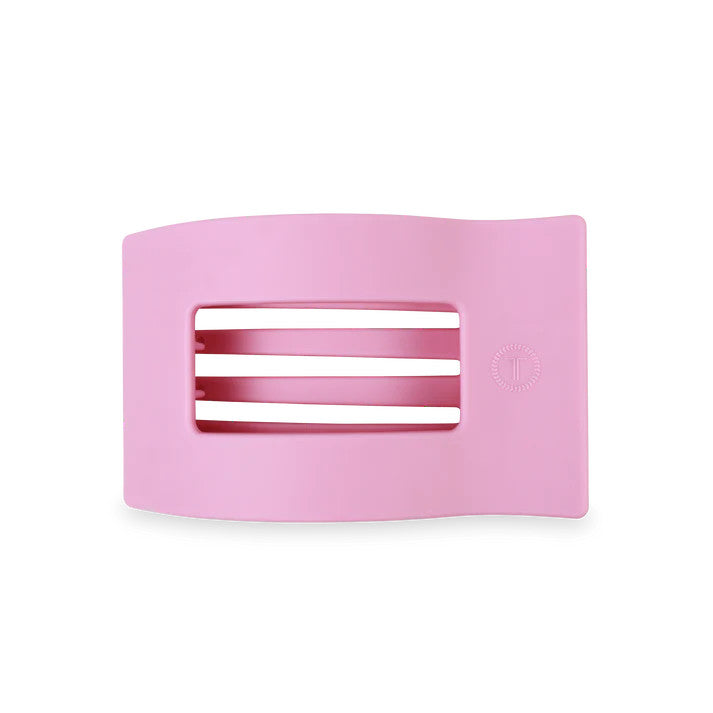 Teleties Merry Pinkmas Medium Flat Rectangle Hair Clip