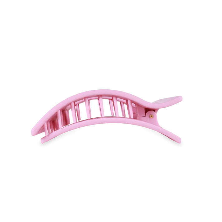 Teleties Merry Pinkmas Medium Flat Rectangle Hair Clip