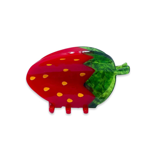 Midi Red Strawberry Hair Claw Clip