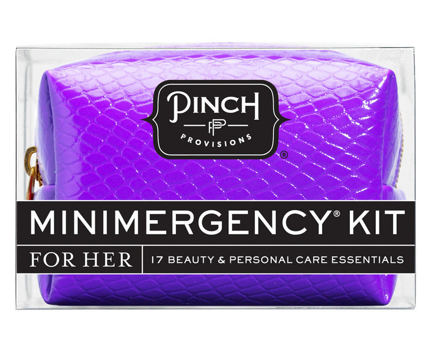 Pinch Provisions Blue Glitter Minimergency Kit 17 Piece Essential Set