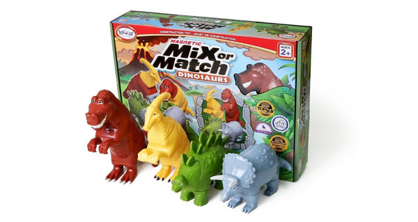 Mix and Match Magnetic Dinosaurs