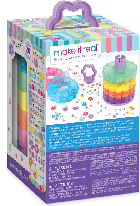 Make It Real Flower Tower Bead Storage Activity Kit