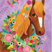 Peaceable Kingdom Horse & Butterfly Foil Birthday Card 5x7in