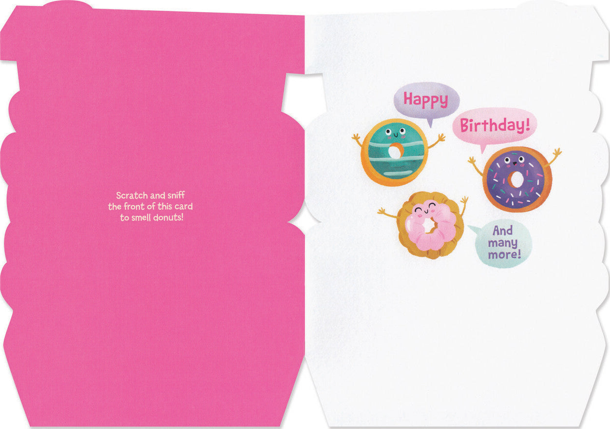 Peaceable Kingdom Box Of Donuts Scratch & Sniff Card