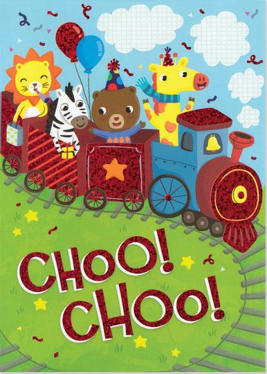BIRTHDAY CARD: CHOO CHOO TRAIN