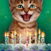 Peaceable Kingdom Realistic Cat Birthday Card 5 x 7 in