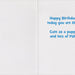 Age 1 Puppy Foil Birthday Card