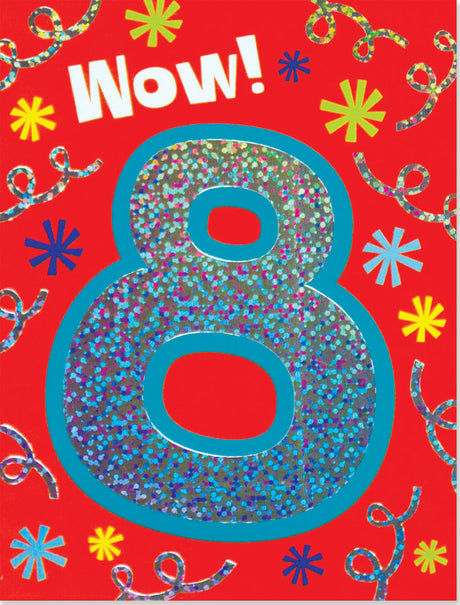 FOIL: AGE 8 ENCLOSURE CARD