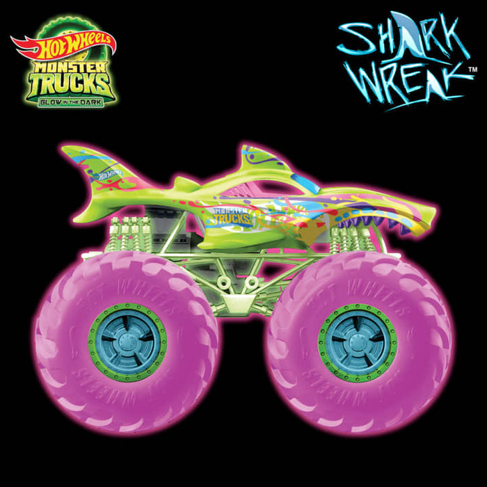 Hot Wheels Monster Toy Truck-Glow in The Dark