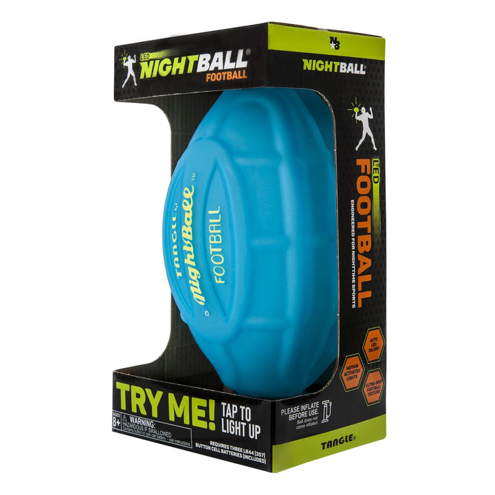 Blue Inflated Night Football by Tangle