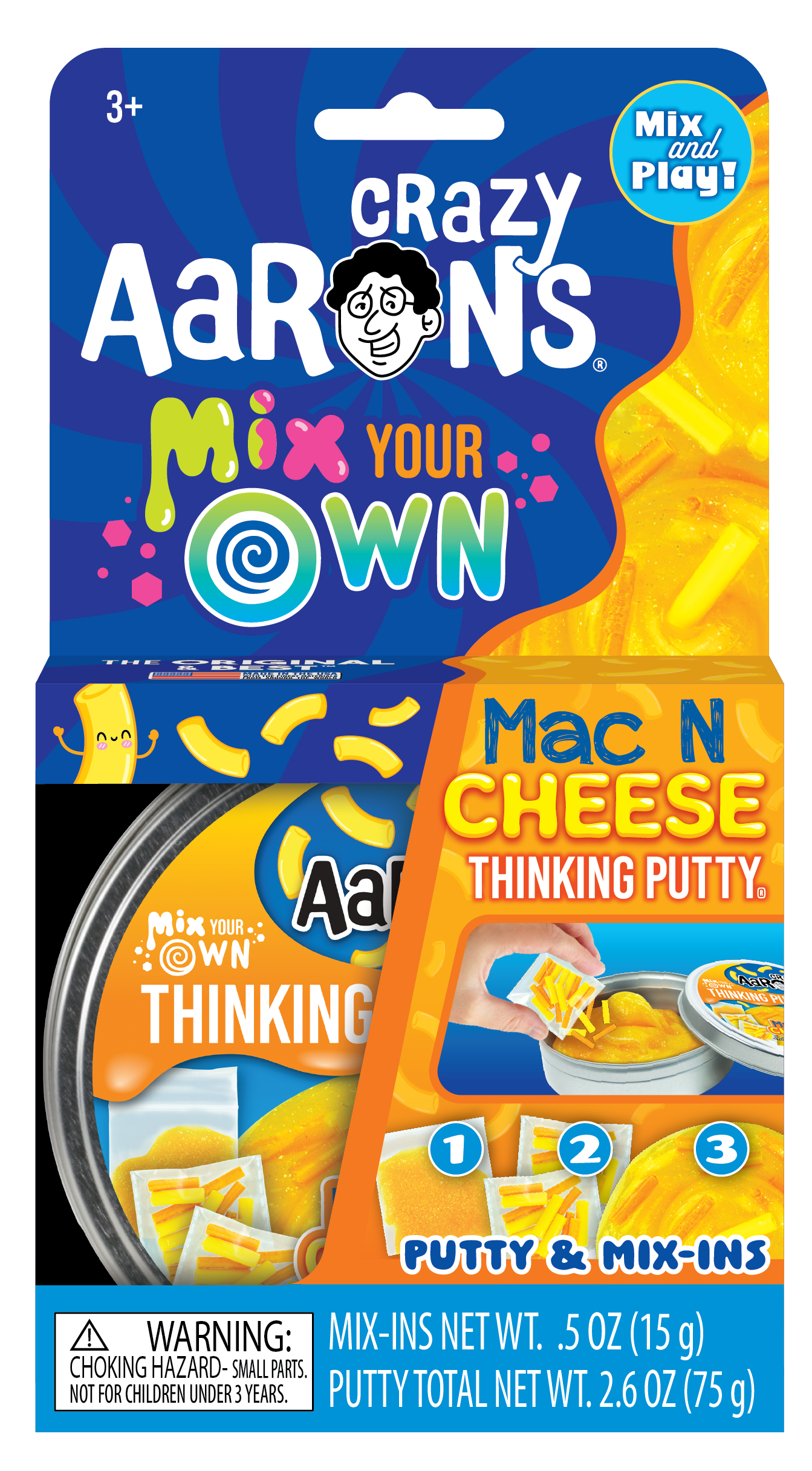 Mac N Cheese Mix Your Own Thinking Putty