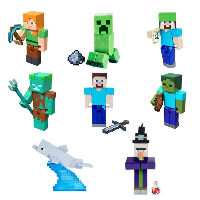 Minecraft Action Figures & Accessories Collection