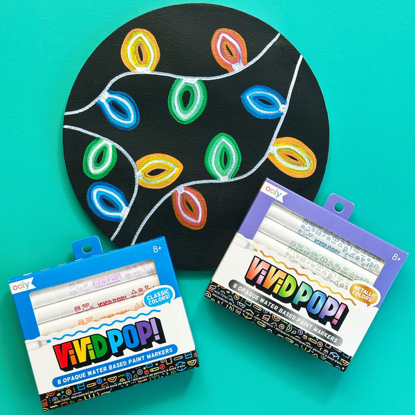 Vivid Pop Paint Markers Classic Set of  8