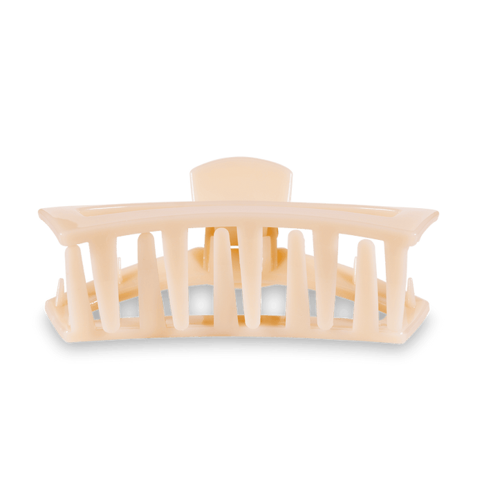 Open Almond Beige Large Claw Hair Clip
