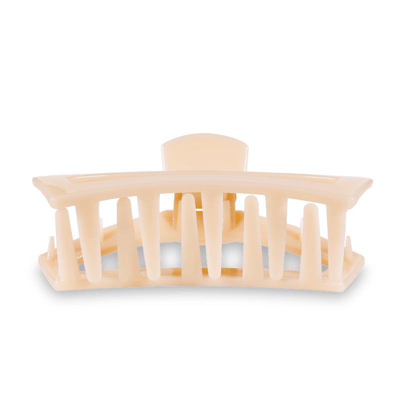 Open Almond Beige Medium Claw Hair Clip