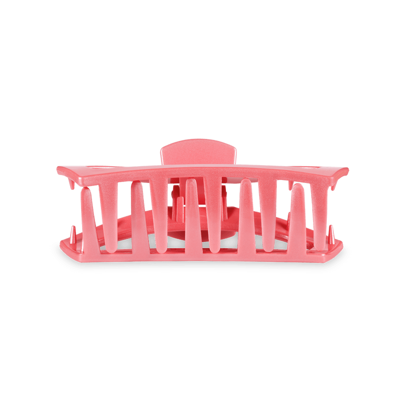 Open Calming Coral Small Hair Clip
