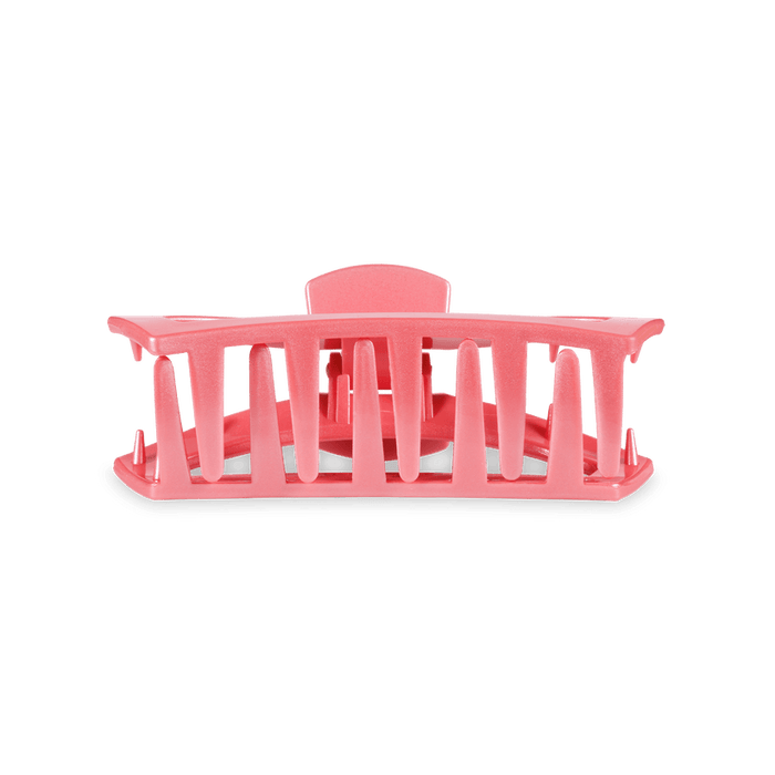 Open Calming Coral Small Hair Clip