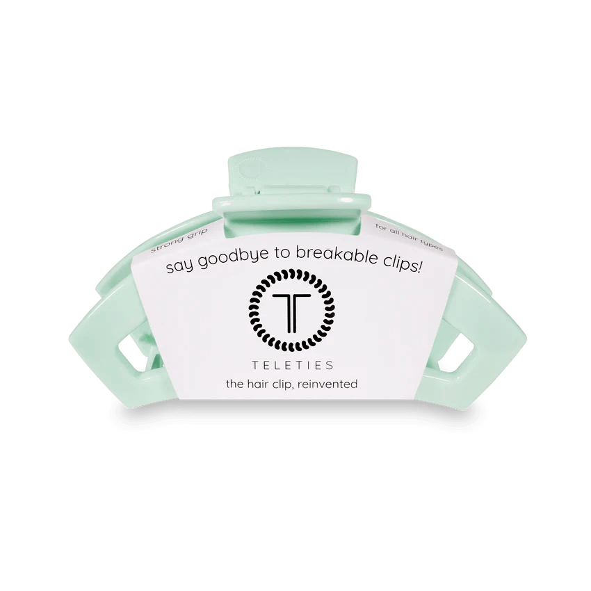 Teleties Open Medium Hair Clip Mint To Be