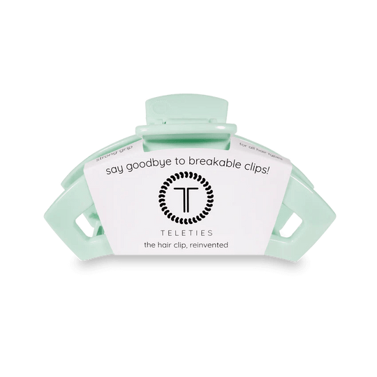 Teleties Open Medium Hair Clip Mint To Be