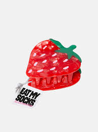Eat My Socks Strawberry Hair Claw Clip