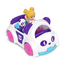 Pollyville Micro Doll with Car & Pet Playset