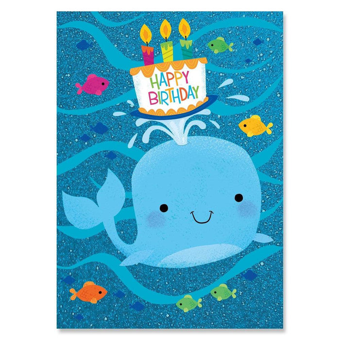 BIRTHDAY CARD: WHALE