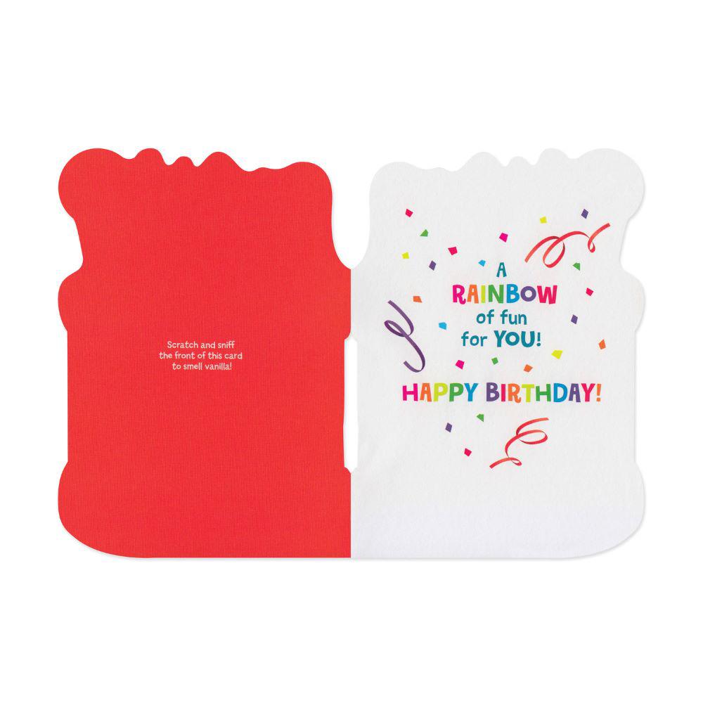 Birthday Card: Scratch & Sniff Cake