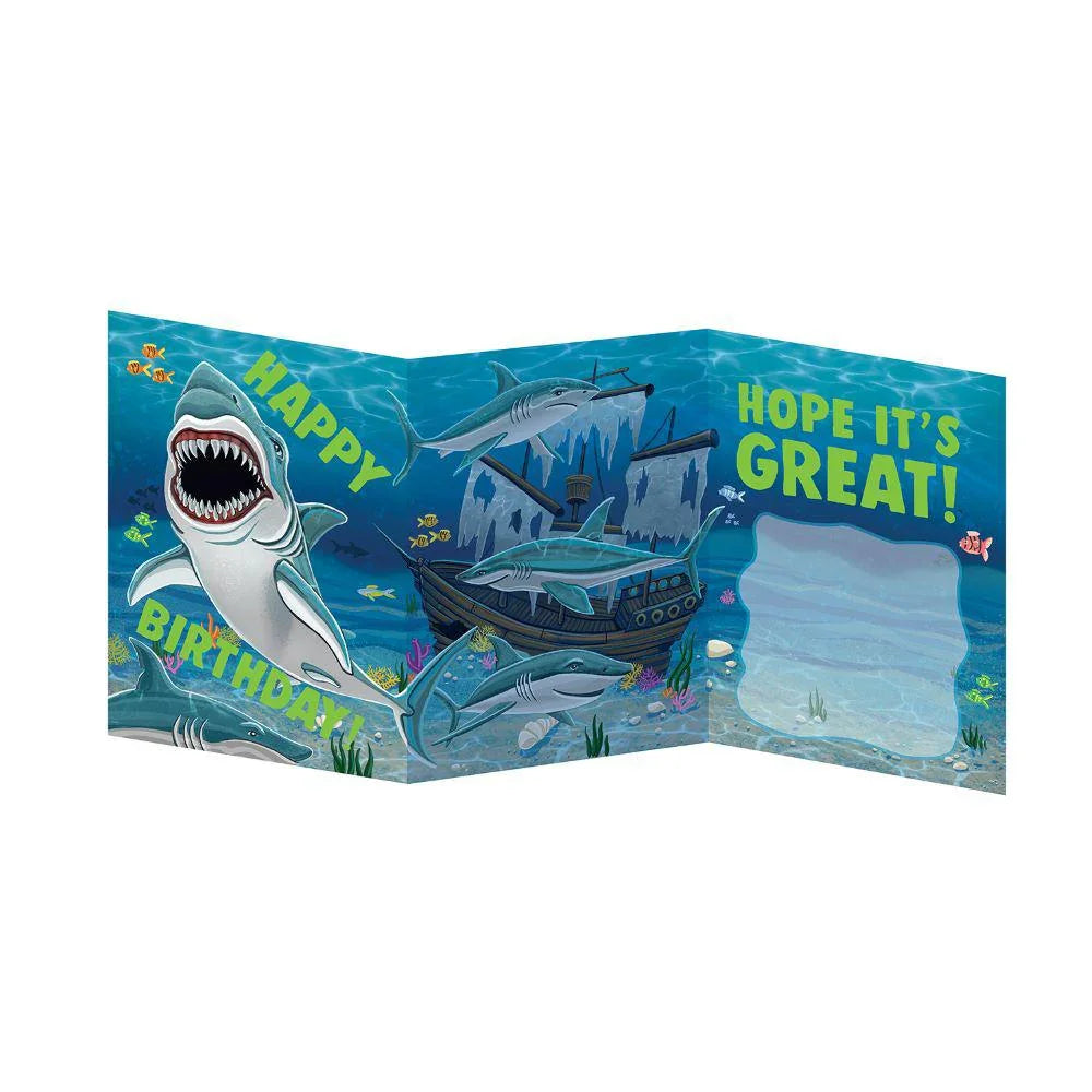 https://media.rainpos.com/11382/peaceable_kingdom_tri_fold_birthday_card_realistic_shark_6603tf_legacy_toys_2.webp