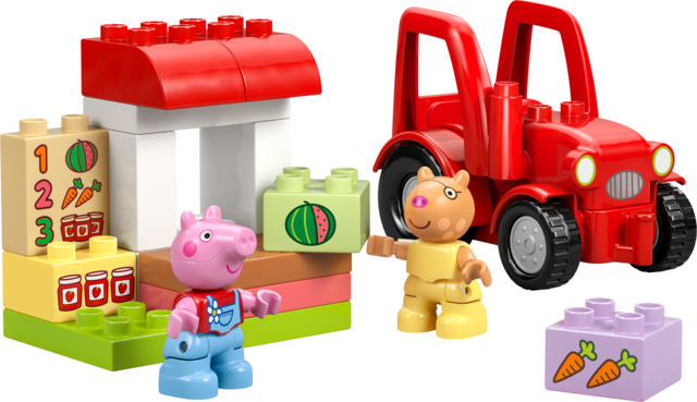 LEGO DUPLO Peppa Pig Tractor and Market