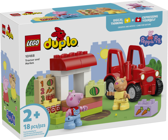 LEGO DUPLO Peppa Pig Tractor and Market