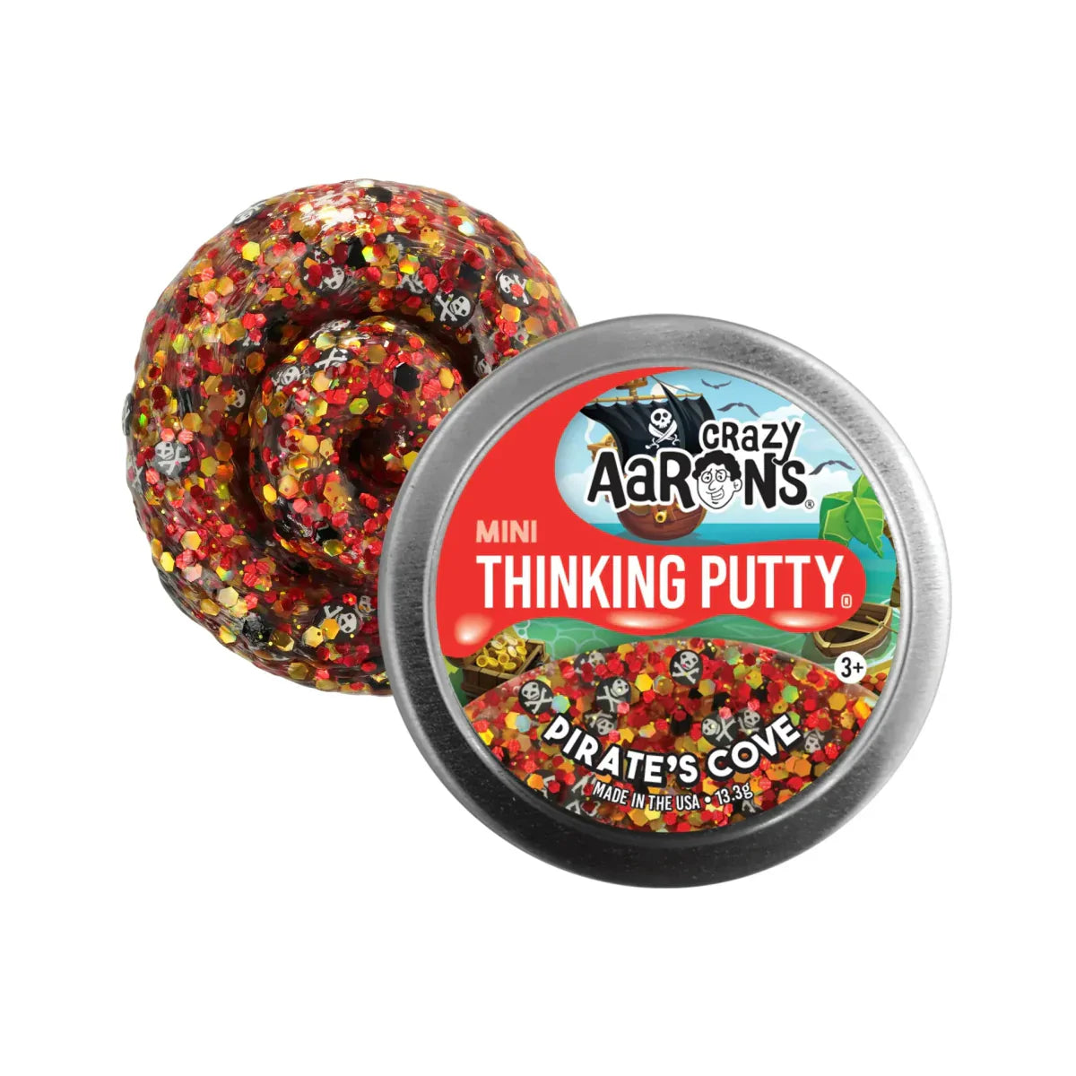 Crazy Aarons Effects Mini Tin Putty Assortment - Thinking Putty 2in