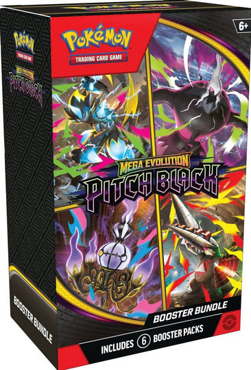 Pokemon Mega Evolution Pitch Black Booster Bundle 6 Booster Packs