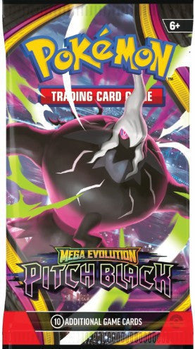 Pokemon Mega Evolution Pitch Black Booster Pack 10 Cards