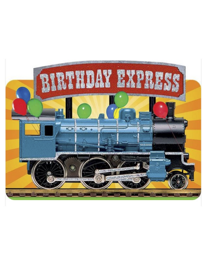 BIRTHDAY: TRAIN Birthday Express Card