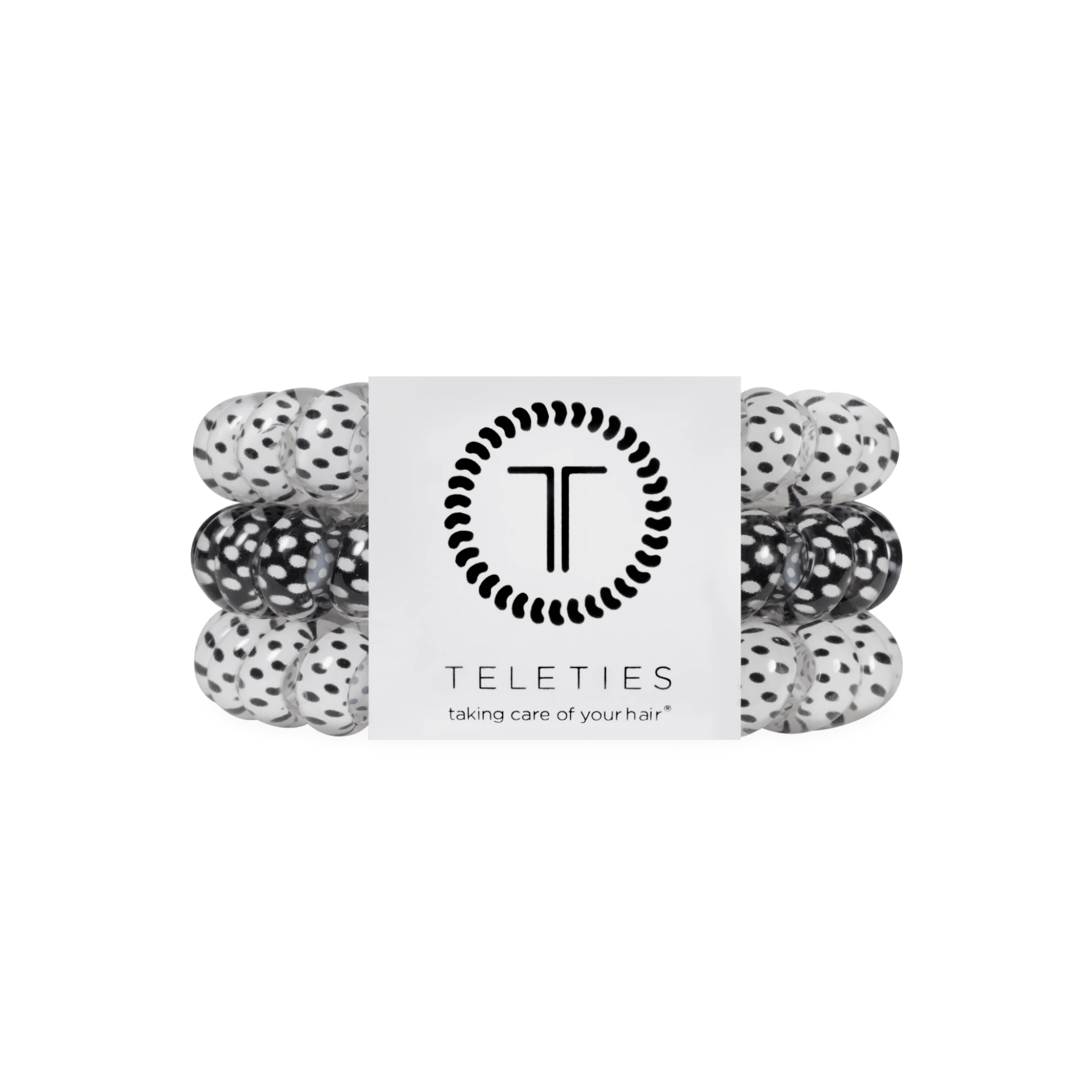 TELETIES Polka Dot Party Large Hair Ties