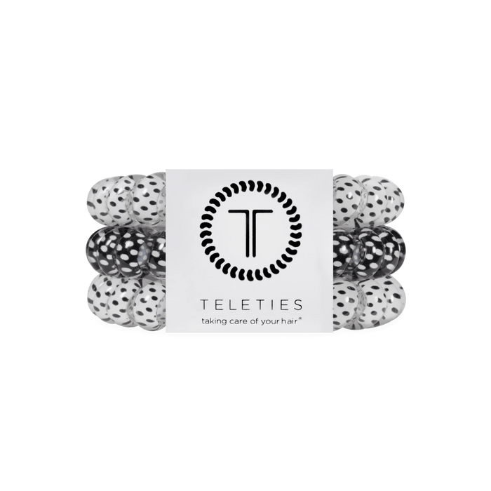 TELETIES Polka Dot Party Large Hair Ties
