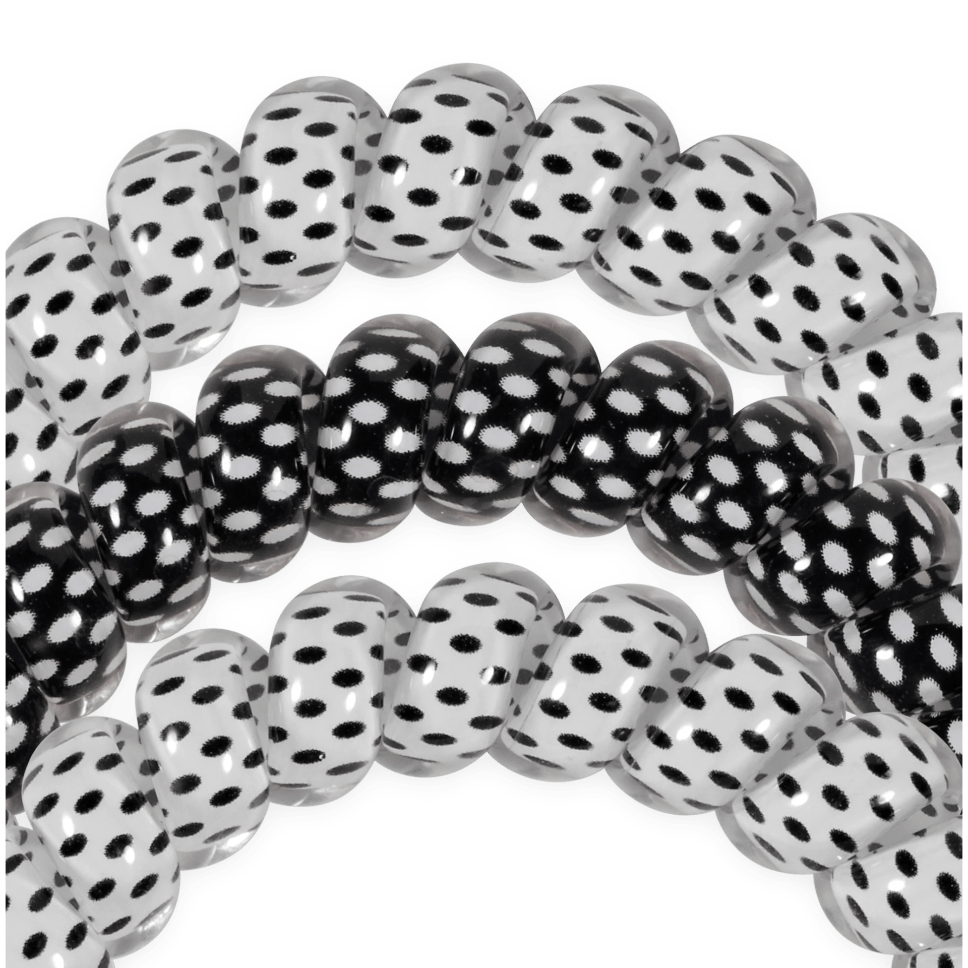 TELETIES Polka Dot Party Large Hair Ties