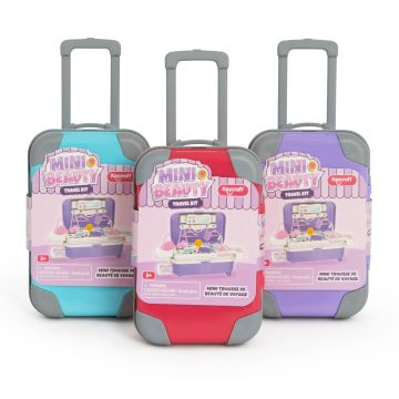 Keycraft Mini Beauty Travel Kit Toy with Suitcase Carry Case