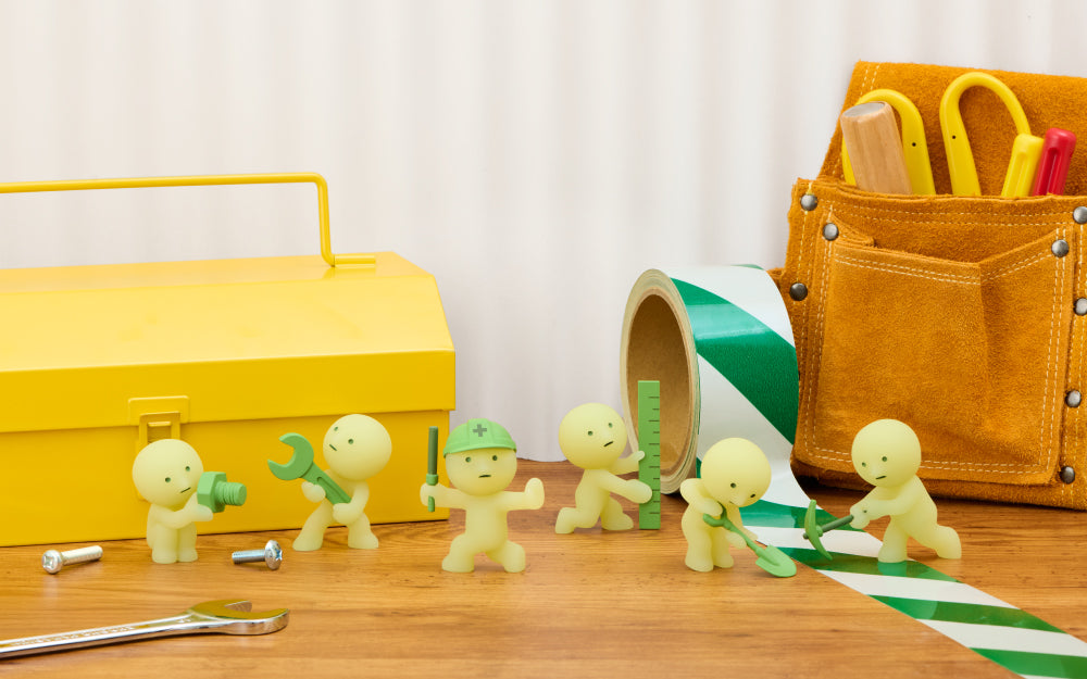 Smiski Construction Series Collectible Blind Box Figure