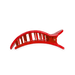TELETIES Red Heart Medium Flat Hair Clip