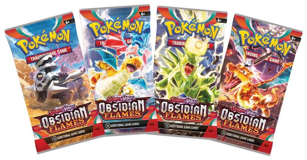 Pokemon Scarlet and Violet: Obsidian Flames Booster Pack Learning Express Gifts Pokemon Scarlet and Violet: Obsidian Flames Booster Pack Learning Express Gifts